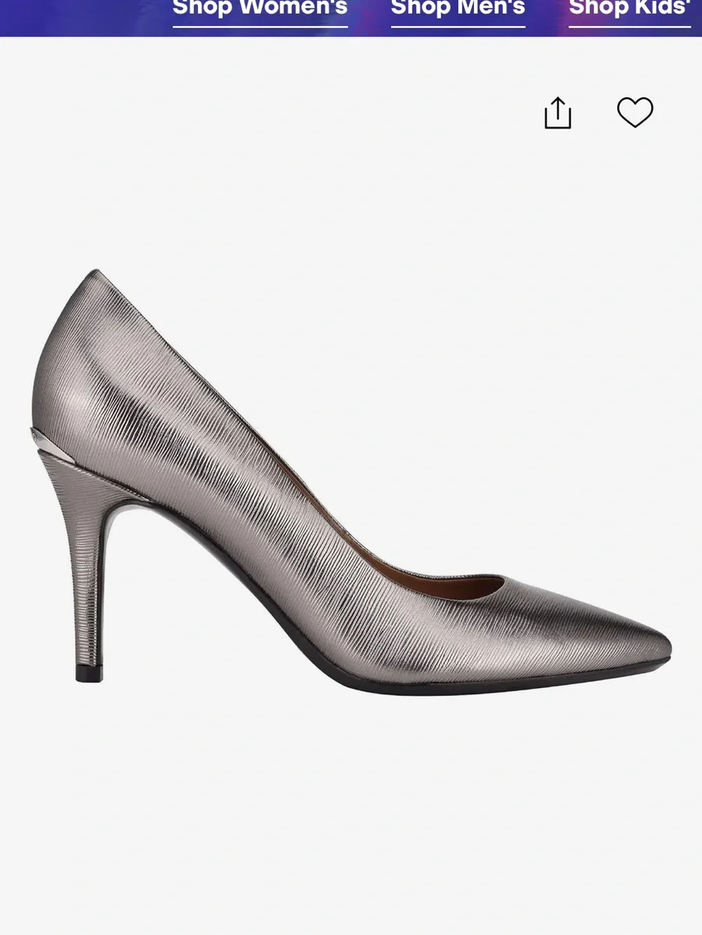 Calvin Klein Women's Gayle Classic Pointed Toe Stiletto Pumps Size 6 1/2